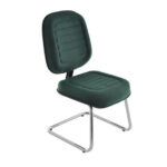 cadeira fixa cromada