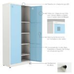 Armário de Aço Escritório Com Fechadura