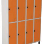 Armário Locker c/ 8 portas de Aço