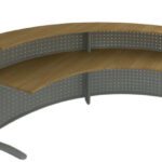 Balcão Curvo para Recepção