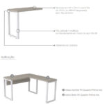 Mesa Auxiliar de Escritório