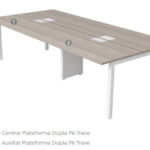 mesa plataforma 4 lugares