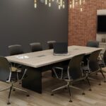 Mesa para Sala de Reunião Retangular